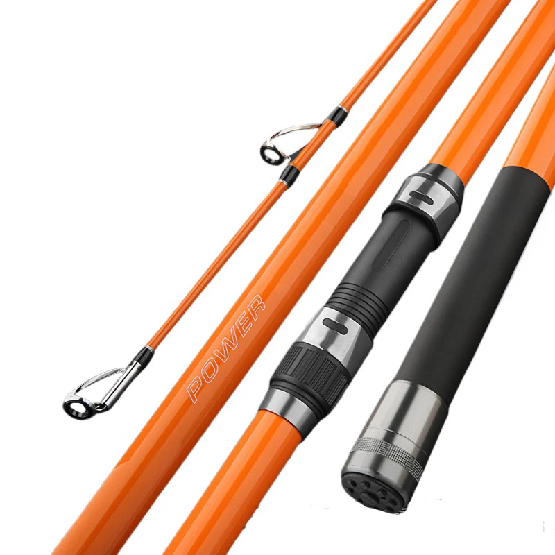 

3.3M 3.6M 3.9M 4.2M Carp Fishing Rod 35kg Portable Travel Surf Spinning Rod 3 Piece Carbon Fiber Saltwater Fishing Pole