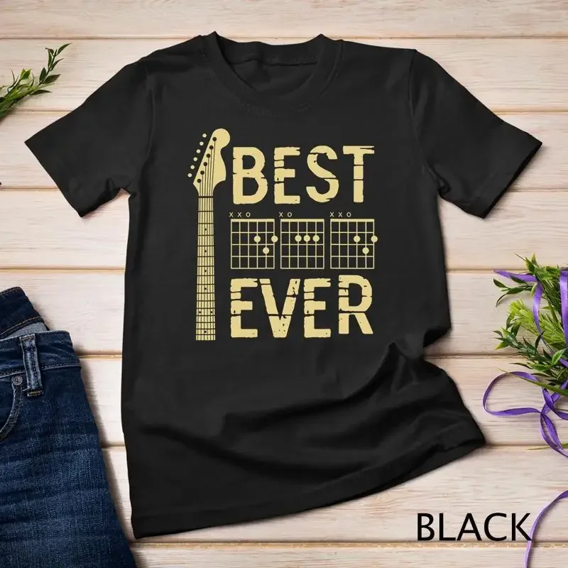 Guitarist Father Best Dad Ever D A D Chord Gifts Guitar T Shirt Unisex T shirt