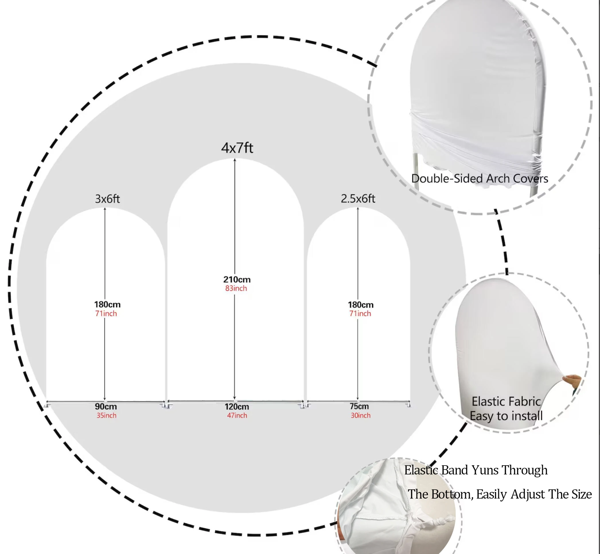 Телесно-розовый чехол с аркой, однотонный Блестящий Фон для дня рождения, Декор, фон из спандекса, свадебная рама с аркой, эластичные чехлы