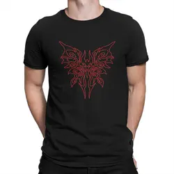 Demon Symbol Madama Butterfly Shirts Men's  100% Cotton Cool T-Shirt Round Neck Bayonetta Tee Shirt Short Sleeve Clothes Summer