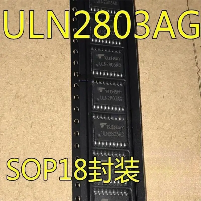 

50PCS ULN2803 ULN2803A ULN2803AG ULN2803AFWG 7.2mm wide body patch SOP18