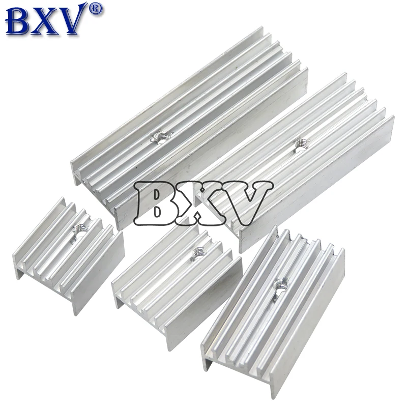 10PCS Aluminum Heatsink Radiator 15*10*16/20/22/25/30/40/50mm TO-220 Transistor For Transistors TO220 White