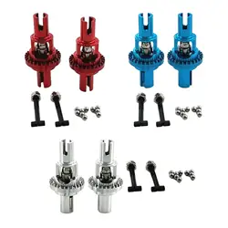 2x przedni i tylny metalowy mechanizm różnicowy 28T przełożeń mocne akcesorium do Wltoys 1/28 284161 284131 284010 K989 K969 zdalnie sterowany Model samochodu