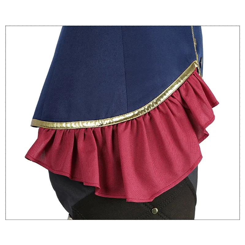 게임 LOL 아크레인 비 코스프레 의상 배틀 슈트 가발 로즈 레드 숏헤어 할로윈 파티 카니발 롤플레잉 의상 액세서리 가발