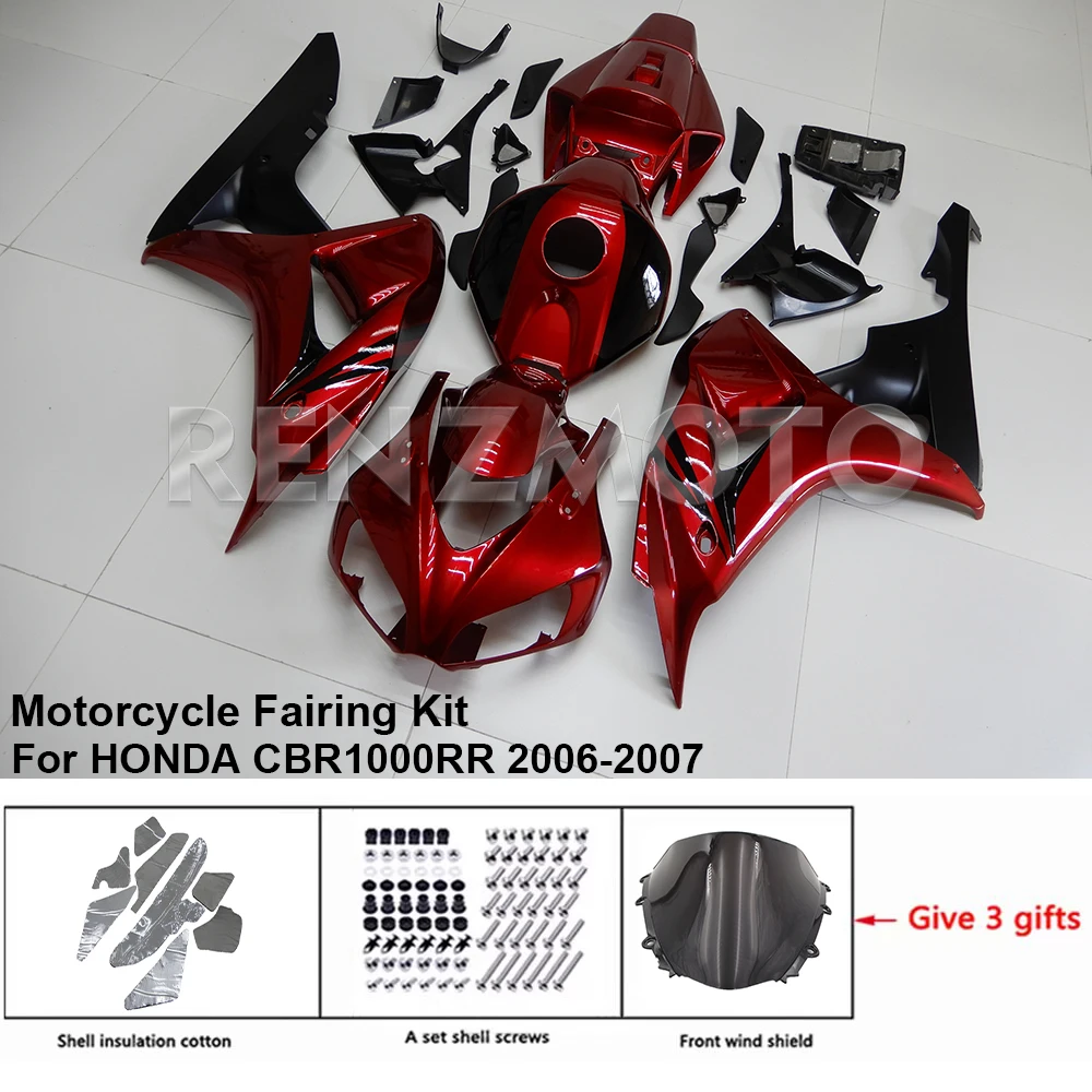 

For HONDA CBR1000RR 2006-2007 Fairing H1007-112a Motorcycle Kit Body Kits Decorative Plastic Guards Accessories Shells