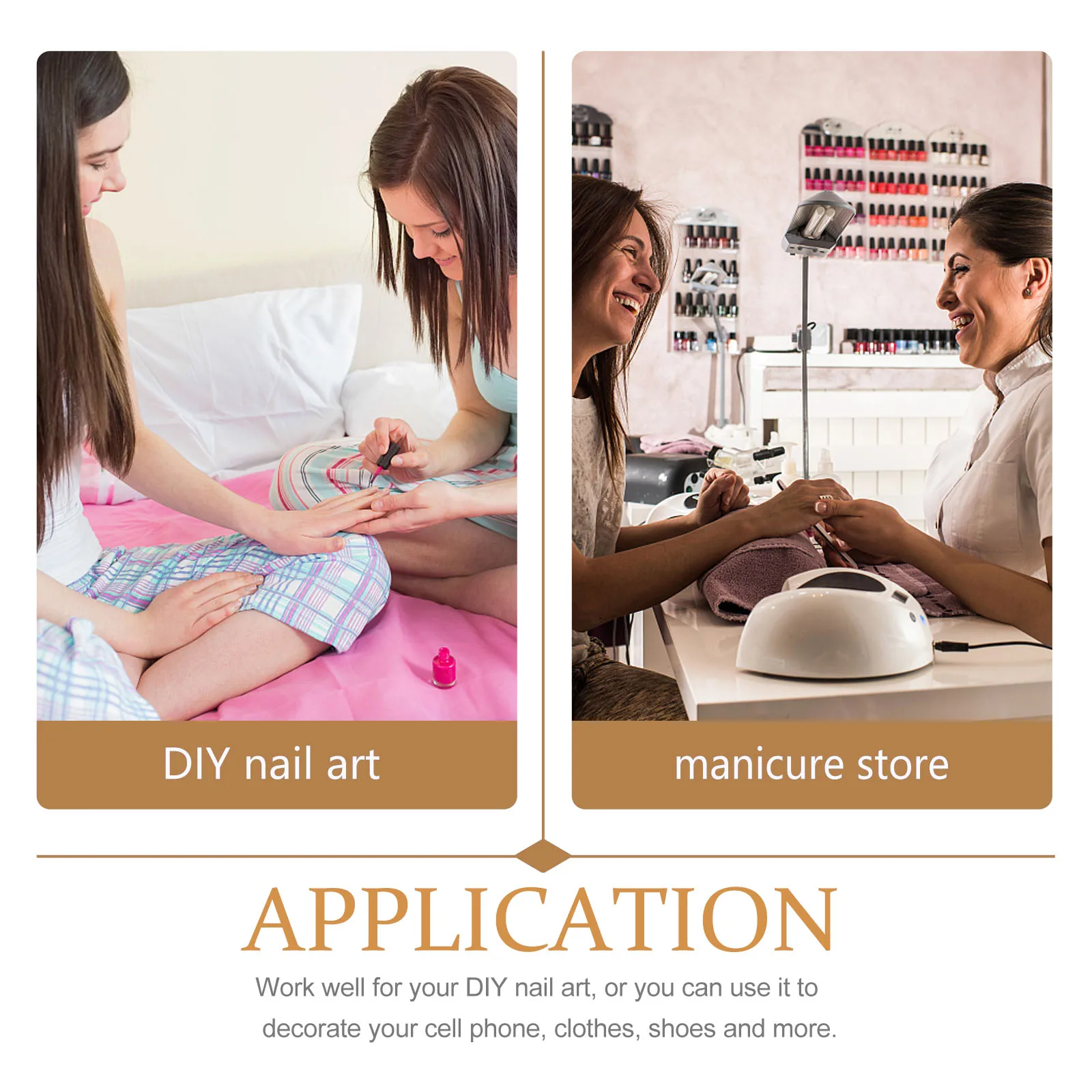 100Pcs Dazzling Nail Ornaments Number Charms Rhinestones Professional Look Easy Apply Special Events Rhinestone Numbers