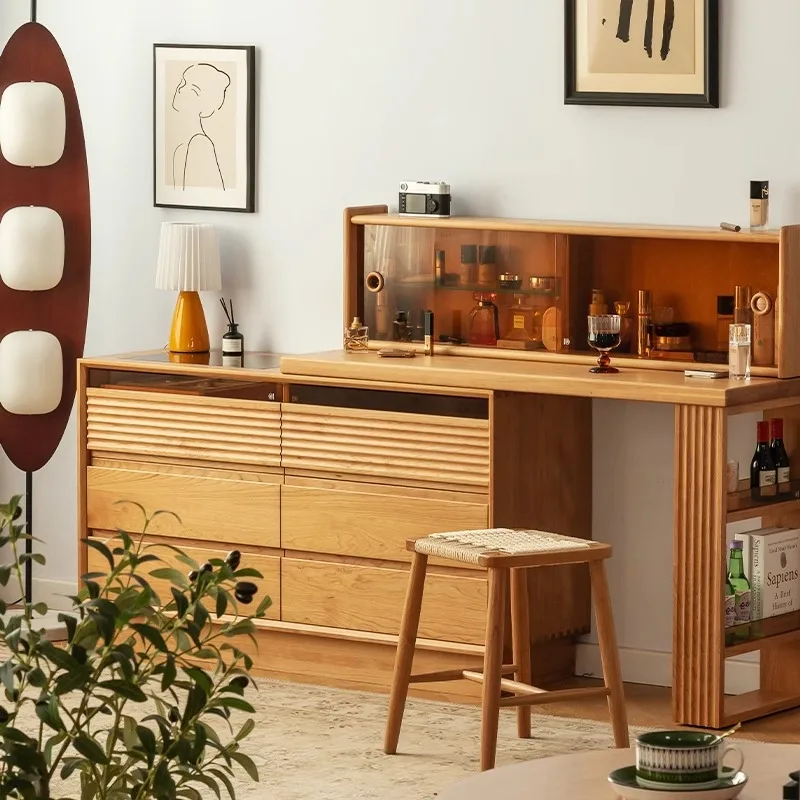 

Solid wood dresser, chest of drawers, and movable storage cabinets