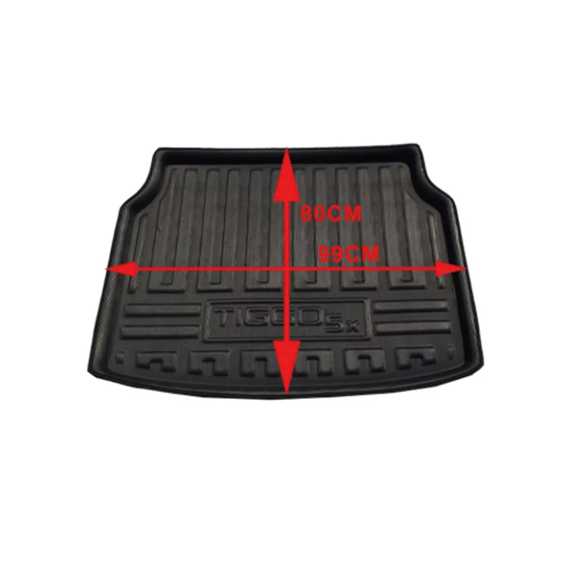 Car Accessorie Rear Boot Cargo Liner Trunk Floor Mat Carpet Tray Mats Pad Mat Carpets For Chery Tiggo 5x 3 4 Pro EV 2018~2023