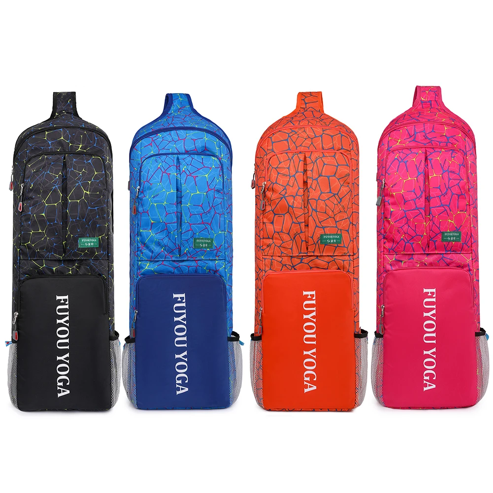 

Yoga Exercise Bag Large Capacity Fitness Training Yoga Mat Storage Bag with Zipper Pocket/Mesh Pocket/Handle for Women Men