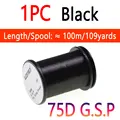 1PC Black 75D