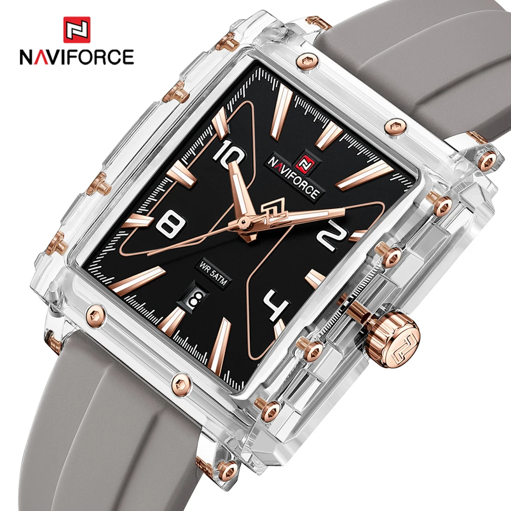 

Мужские наручные часы NAVIFORCE New Business Man, водонепроницаемые, с подсветкой, люксовые, кварцевые, топ-бренд.