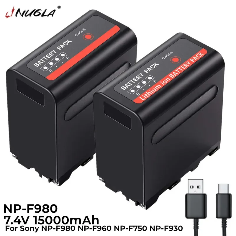 

15000 мА · ч NP-F980 F960 F970 NPF980 Аккумулятор Canon с USB-выходом зарядки для CCD-TRV35 TRV940 CCD-RV100