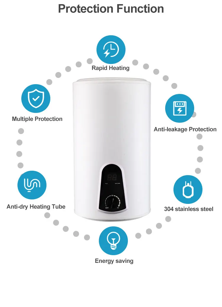 100L 대용량 OEM 공장 좋은 가격 스테인레스 스틸 물 보일러 고품질 금성 탱크 저장 유형 온수기