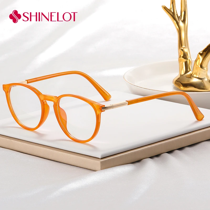 

97746 Retro Oval Eyeglasses Frame Light Luxury Women Versatile Style Glasses Natural Style Novelty Medical Grade Eyewear