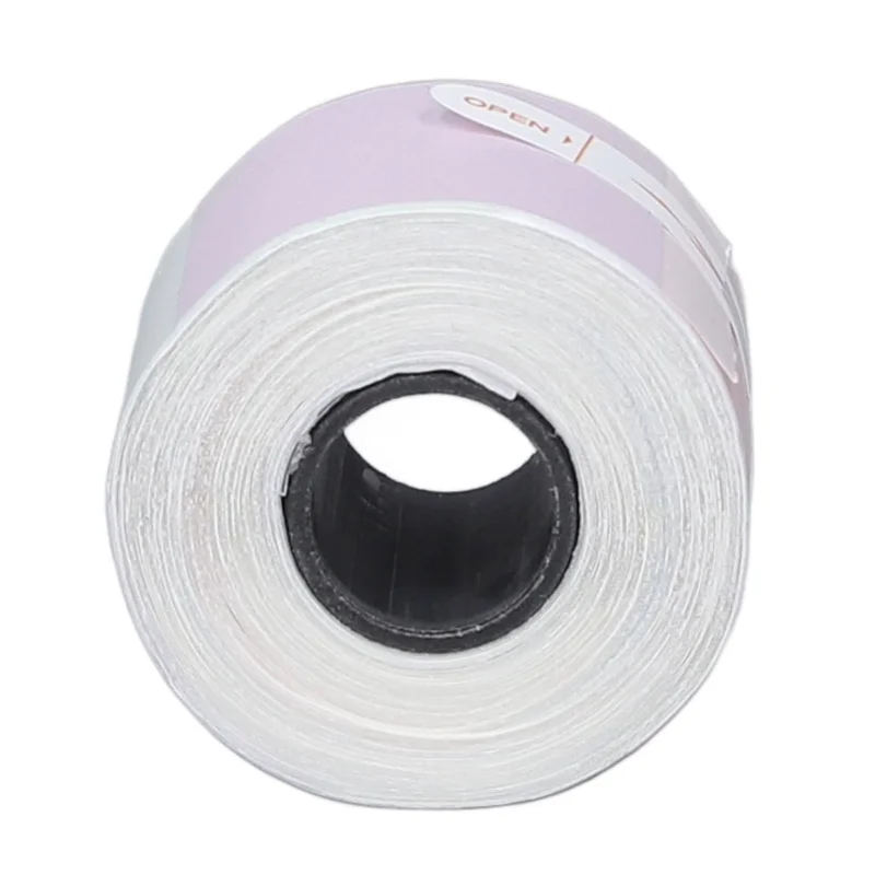 Round Thermal Sticker Label 30x30mm Portable Self Adhesive Small Business Thermal Sticker Colorful/Pure Color - view 5