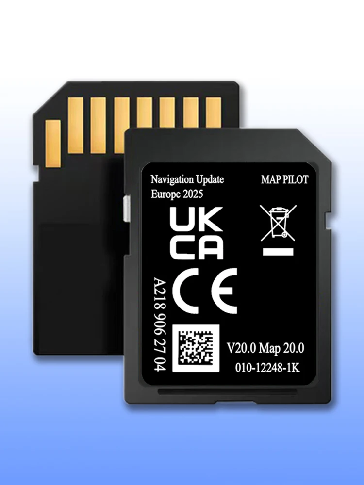 NOWA 2025 Karta SD Nawigacji Samochodowej 32GB Pełna Wersja Europa V20 A2189062704 Mapy Satelitarne UK EU — zdjęcie produktu 7