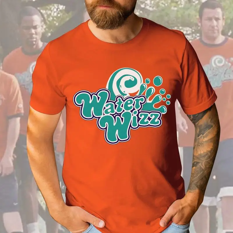 Engraçado água wizz spoof halloween t camisa adulto filme traje adam sandler