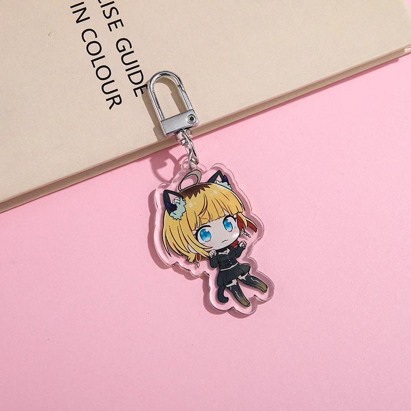 Anime Oshi No Ko Keychain Ai Hoshino Ruby Hoshino Kana Arima Cartoon Cosplay Figures Pendant Key Chain Ring Jewelry Accessories