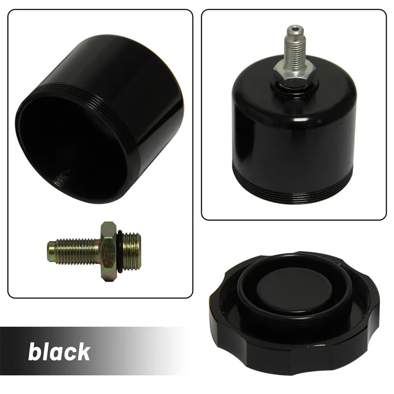 Universal Drift Hydraulic Handbrake Oil Tank For Hand Brake Fluid Reservoir Gold/Black