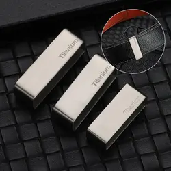 30/35/40mm Bag Strap Buckles EDC Outdoor Tool Belt Strap Loop Ring Buckle Parts Titanium Belt Keeper D Shape Buckle