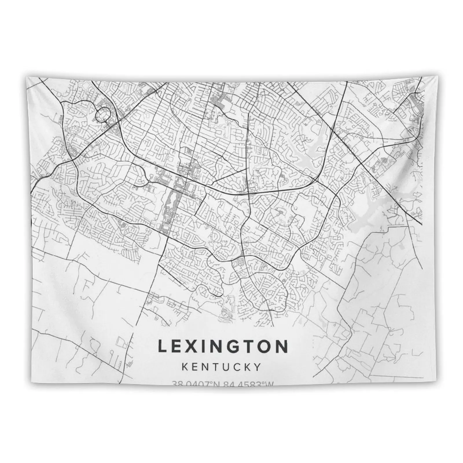 

Lexington KY Map Tapestry Aesthetic Decoration Decor For Room Bed Room Decoration Home Decorations Aesthetic Tapestry