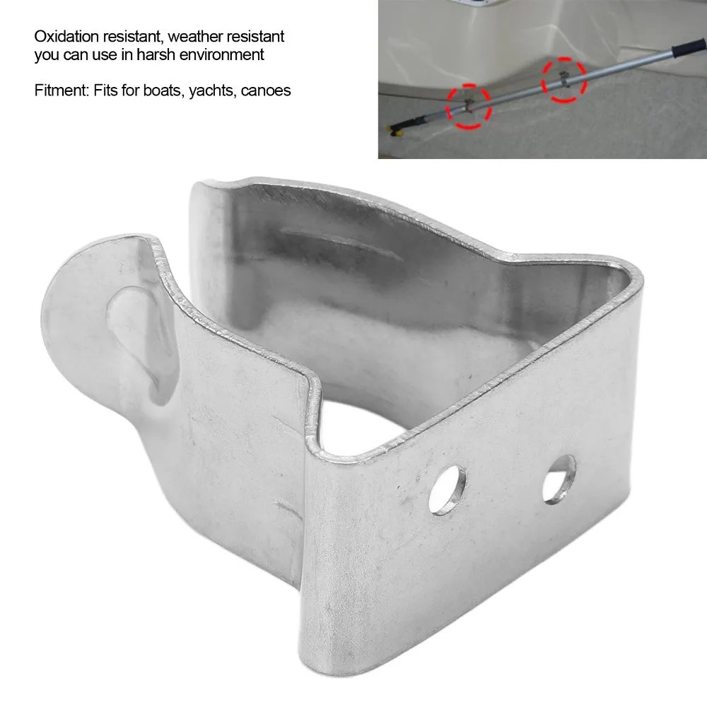 Marine Grade 304 Stainless Steel Spring Clamps Holder Adjustable Silver Adjustable Spring Clamp Versatile Hook Home