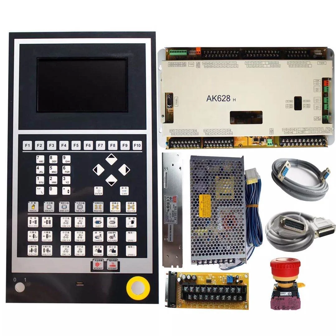 

TECHMATION AK628 control system,Techmation AK628H controller for inJjection molding machine, AK628 PLC with HMIQ7 Q8