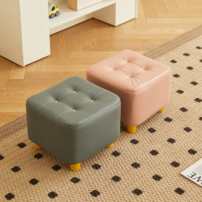 

Small stool, small low stool, shoe change stool at the door, living room sofa stool, solid wood small bench