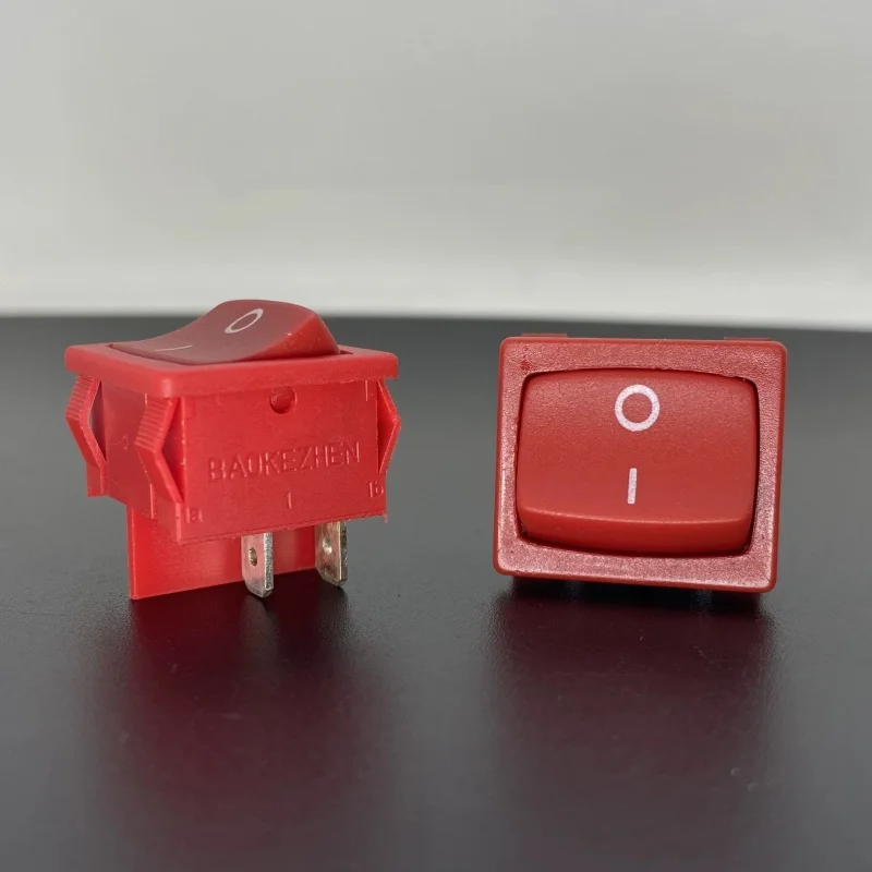 1~5PCS/LOT SC727 ship-shaped power switch button with lever, ship-shaped red button 4 pins 2 positions