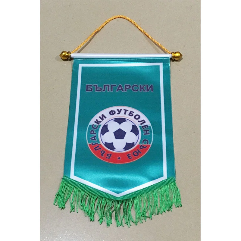 Flag of Bulgaria National Football 30cm*20cm Size Double Sides Christmas decorations Hanging Flag Banner Gifts