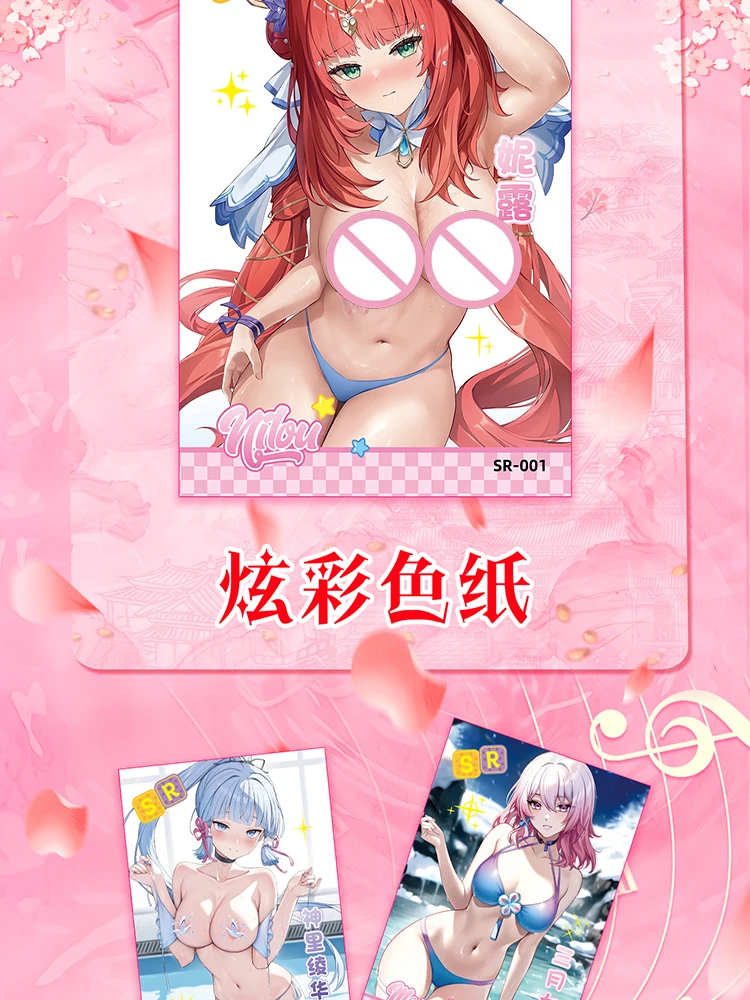 Enchanting Beauty Goddess Collection Card Hobby Game Card Waifu Box Doujin Booster Box Spicy Art Card Toy Gifts