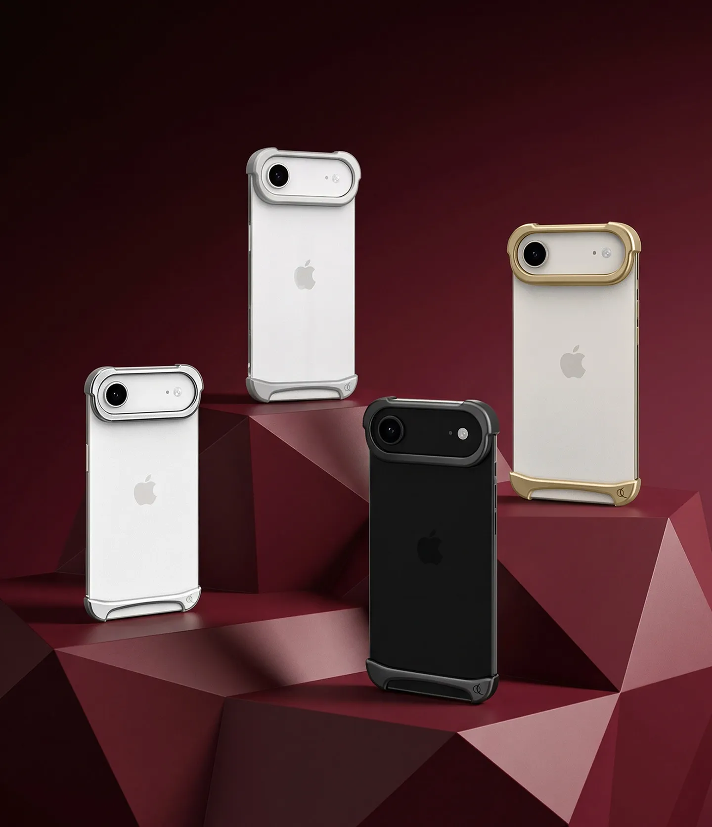 Aluminum ARC PULSE Case for IPhone 18 17 Pro Max Metal Rubber Double-layer Borderless Phone Case Protective Frame Cover