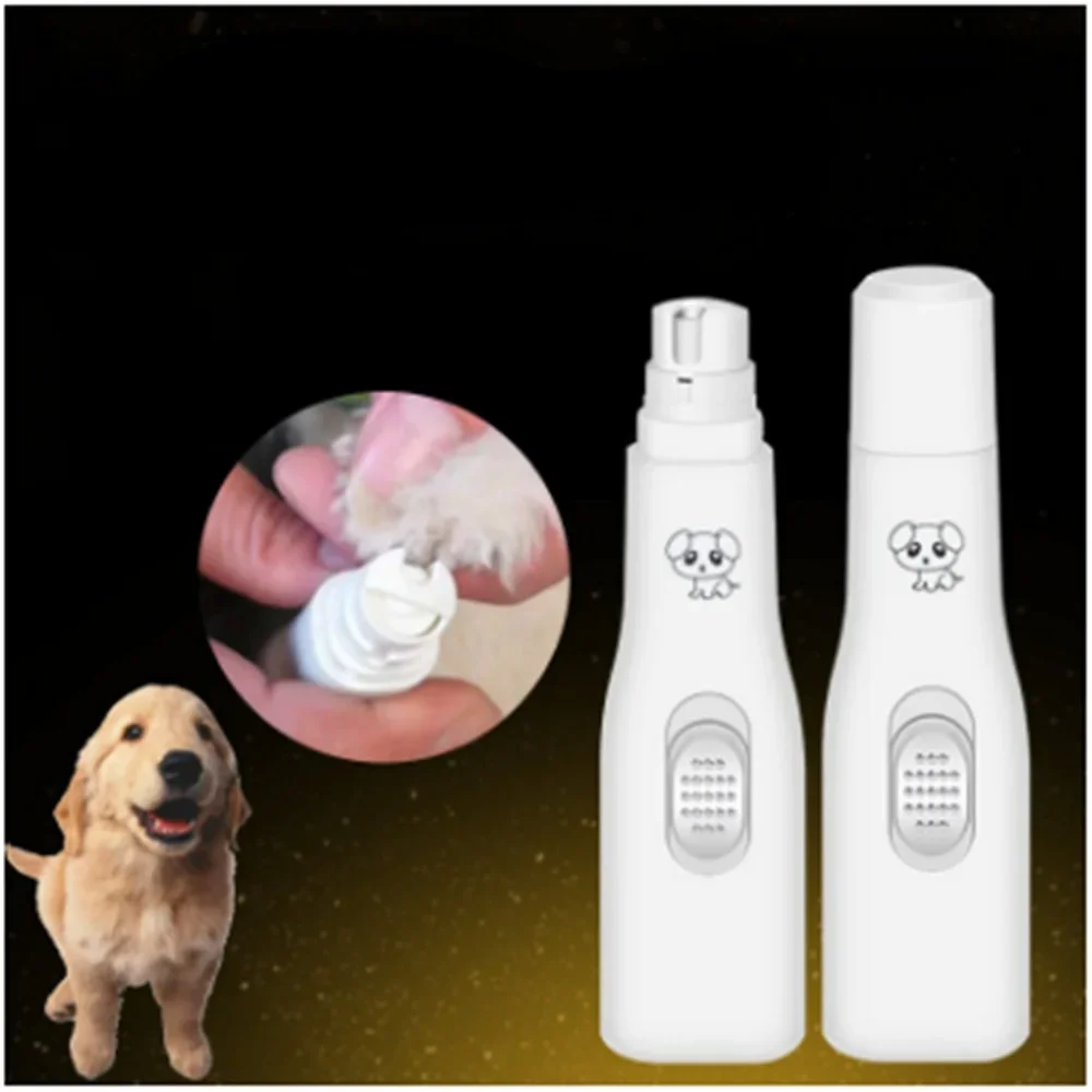 New Electric Dog Nail Clippers for Dog Nail Grinders Battery Powered Quite Cat Painless Paws Grooming Pet Nail Trimmer Tools