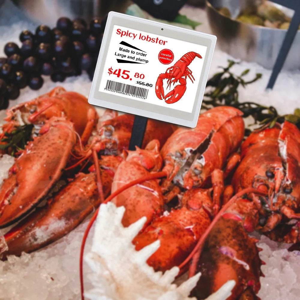 Smart EAS Systems Digital Price Tag Eink Display For Retail Store Electronic Tag Price