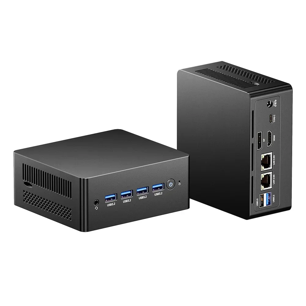 M9N N305 Mini PC i3-N305 DDR4 3200MHz NVME 2280 SSD Dual LAN 4K Triple Display Windows 11 PRO 2.4G 5G WiFi Desktop Computer