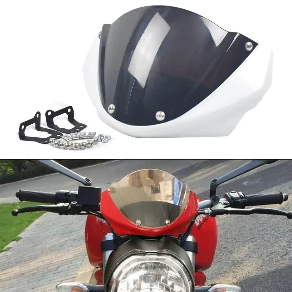 

Motorcycle Windshield With Fairing Kit Front Screen Lens For Ducati 696 795 796 1100 Windscreen With Bracket