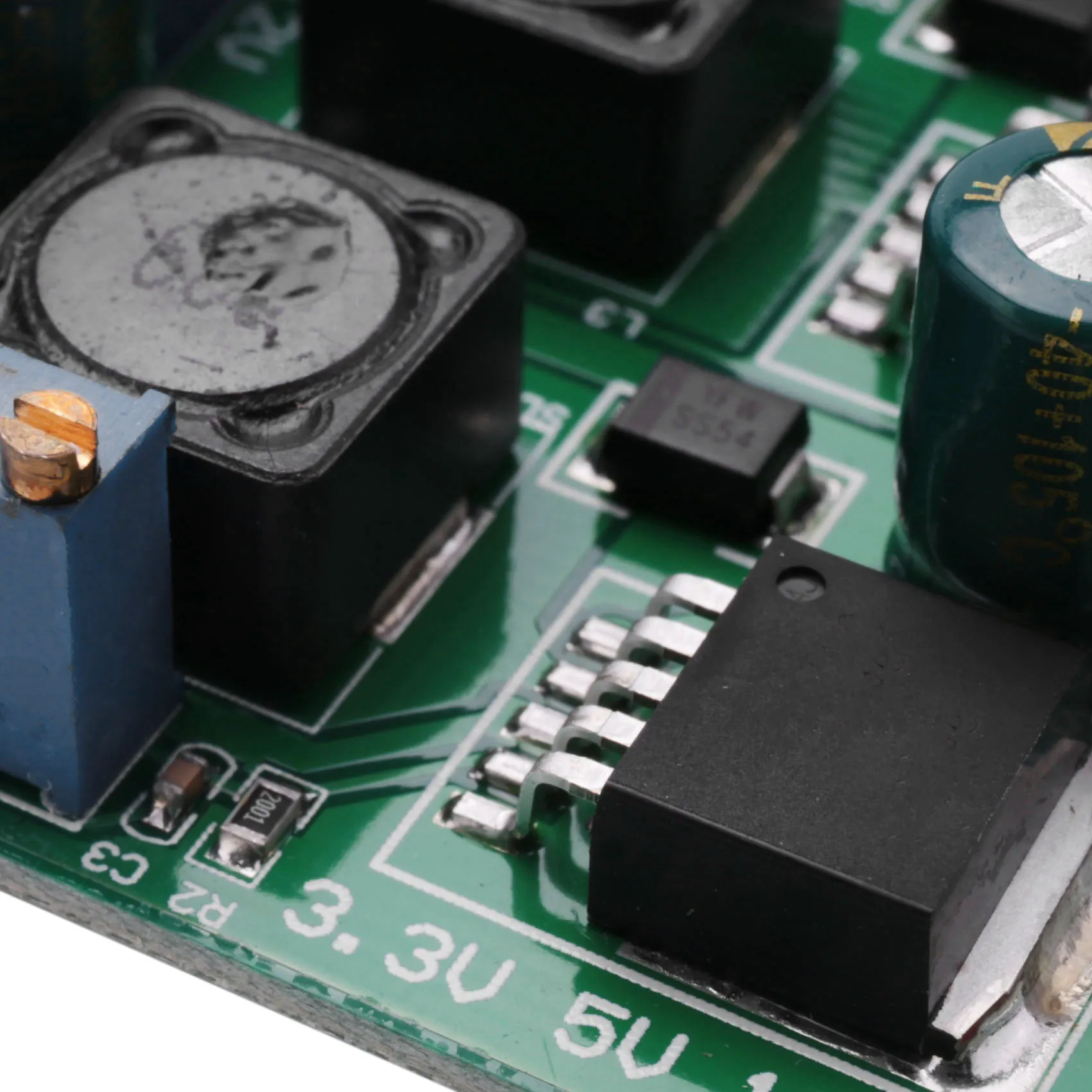B50B-3X 3A Modulo di alimentazione a commutazione multipla a 4 canali 3.3V 5V 12V ADJ Uscita regolabile DC DC Buck Converter Board