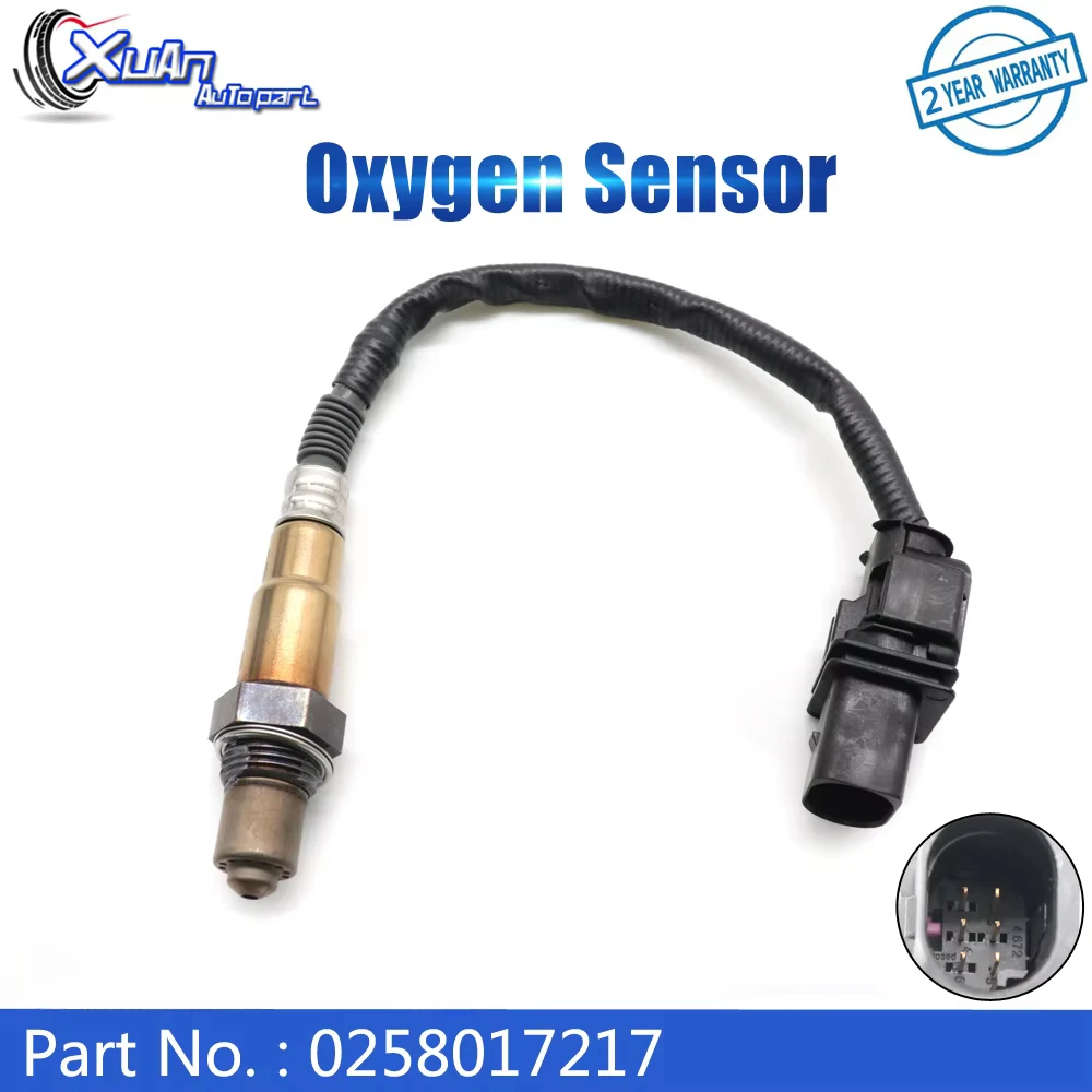 

XUAN Air Fuel Ratio Sensor Oxygen O2 Lambda Sensor 0258017217 For Citroen BERLINGO C2 C3 C4 C5 DS3 DS4 11787560957