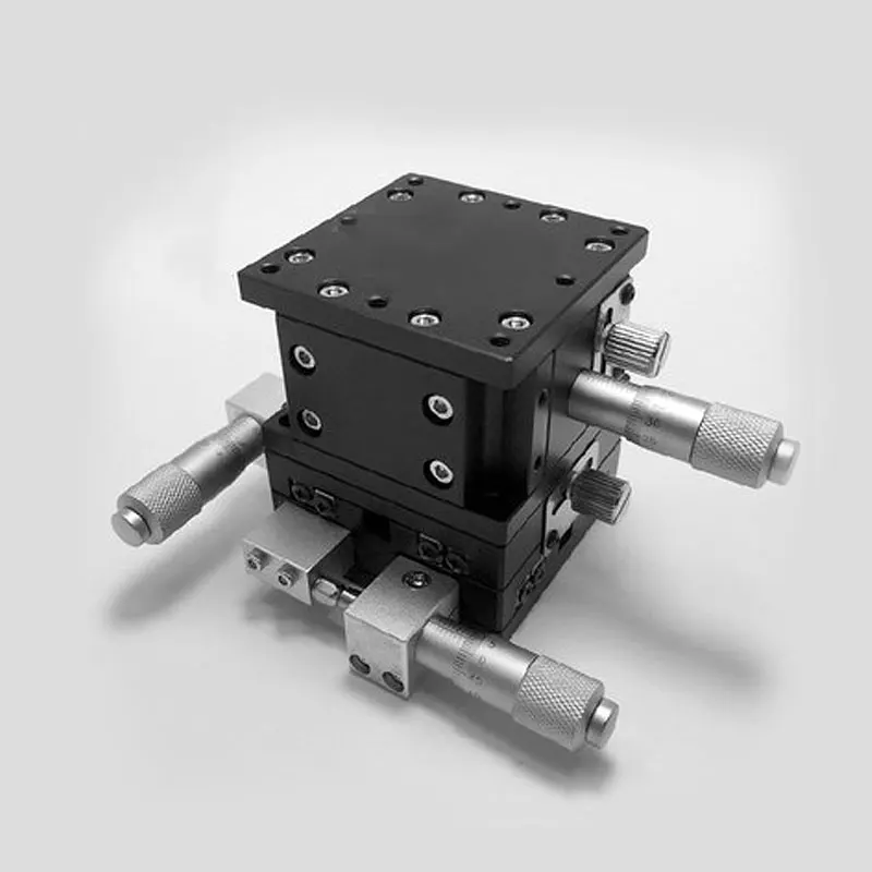 LD60-LM-2 Horizontal Lifting Manual Slide Table Manual Detection Linear Stage for High Speed and High Precision Use