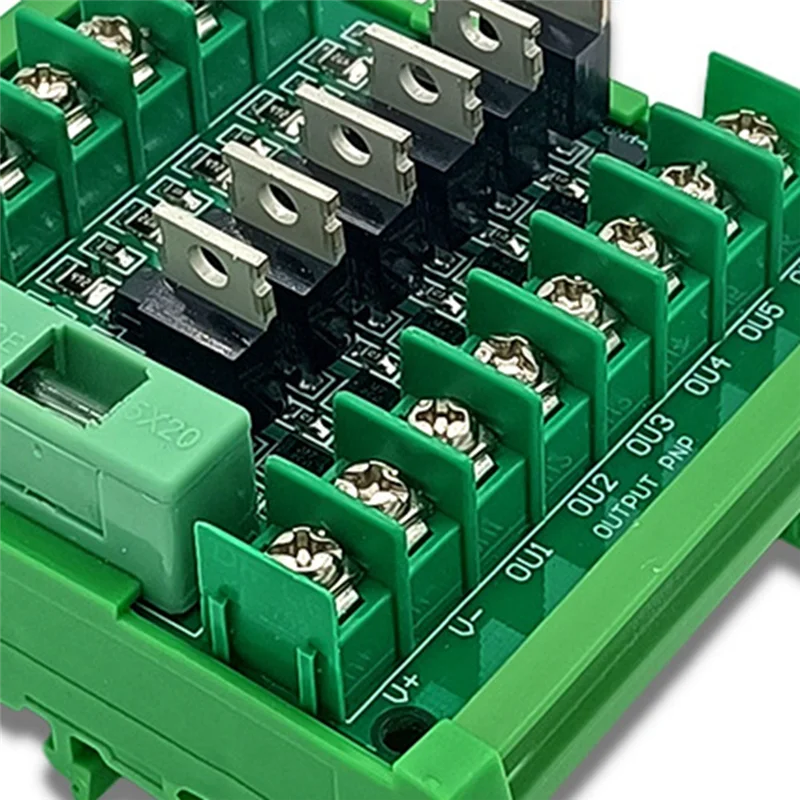 6-Kanal-SPS-Verstärkerplatine Isolation platine npn in pnp out mit Modul-Rack-SPS-Schutz platine