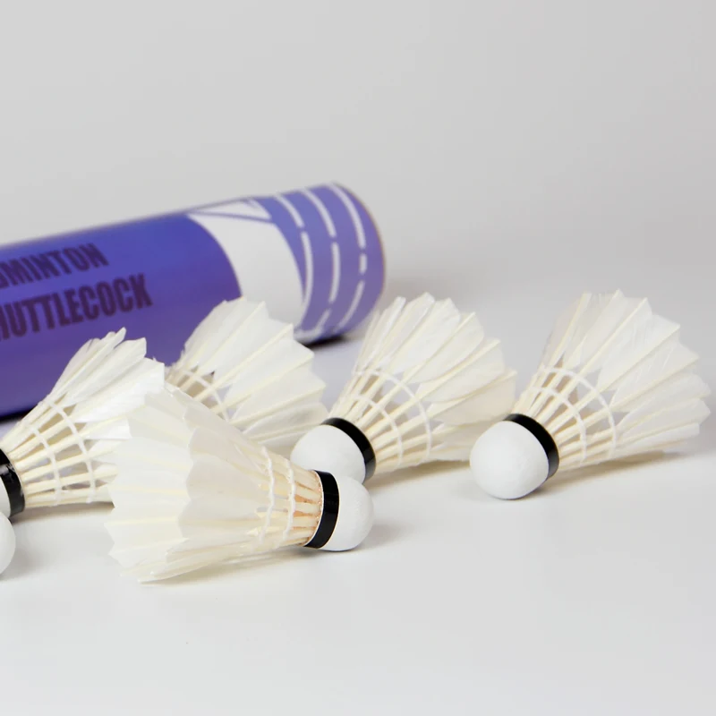 OEM Premium Tournament Grade Badminton Shuttles Goose Feather With Top Notch Flight Performance For Sport Use