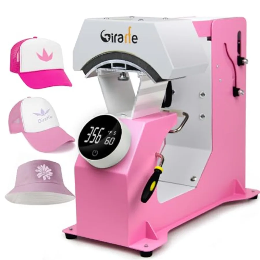 

Auto Hat Heat Press Machine Automatic Hat Press Heat Machine for Caps T-Shirts Bags DIY Sublimation Hat Press Cap Press