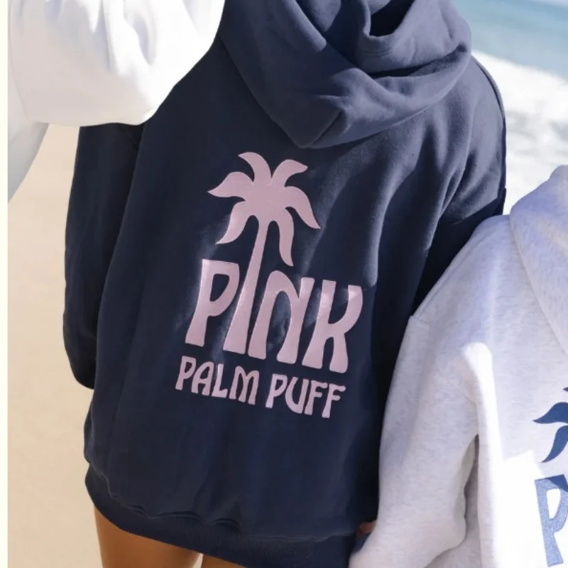 PALM PUFF Colorway Series Sudadera con capucha personalizada bordada Sudadera con capucha para niños Estilo unisex de gran tamaño