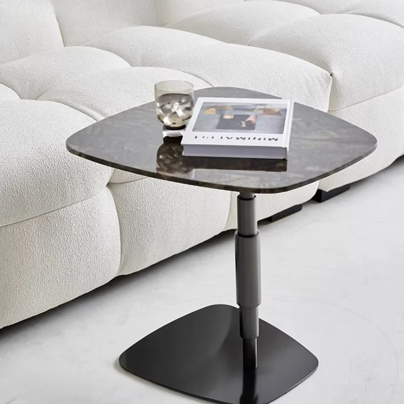 

A few corners on the small side of the sofa, and a few marble edges in the living room.