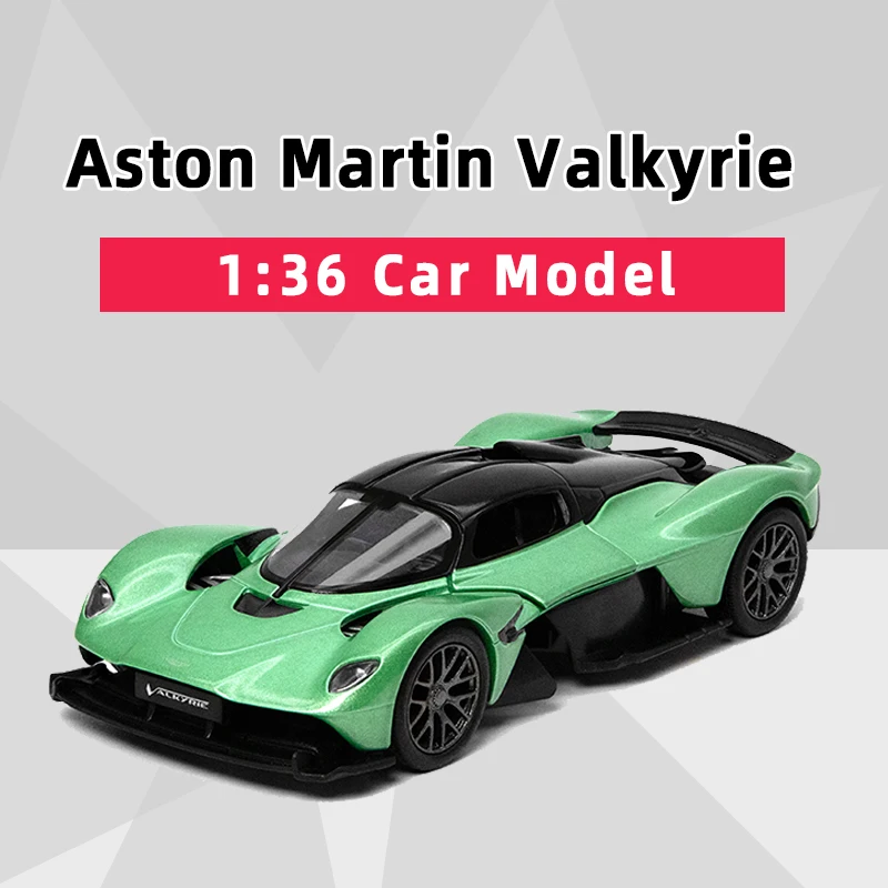 كينسمارت أستون مارتن فالكيري سبيكة دييكاست نموذج سيارة 1/36 لعبة مع التراجع للأطفال مجموعة ألعاب الهدايا #1