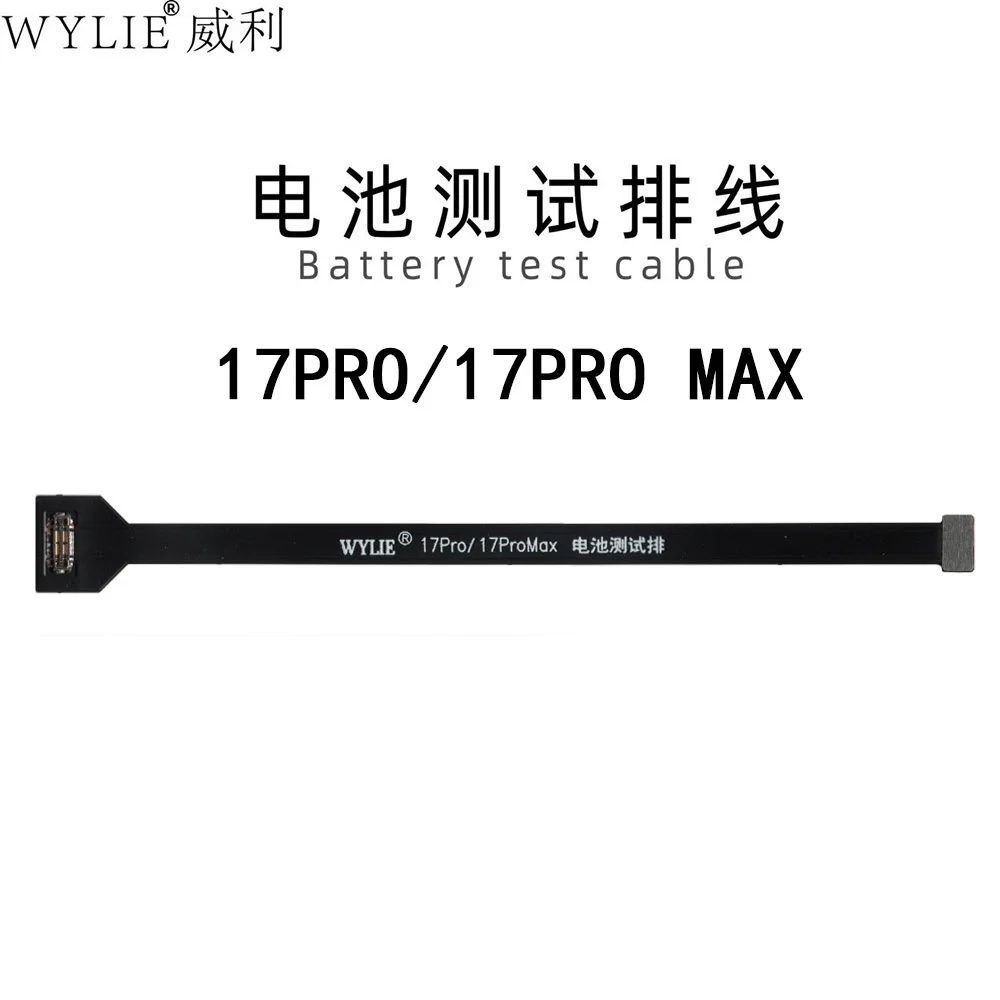 For iPhone 17 Pro Max WYLIE Battery Extension Tester Flex Cable For iPhone 8 8P X XS XSM XR 12 13 14 16 Mobile Phone Repair Tool