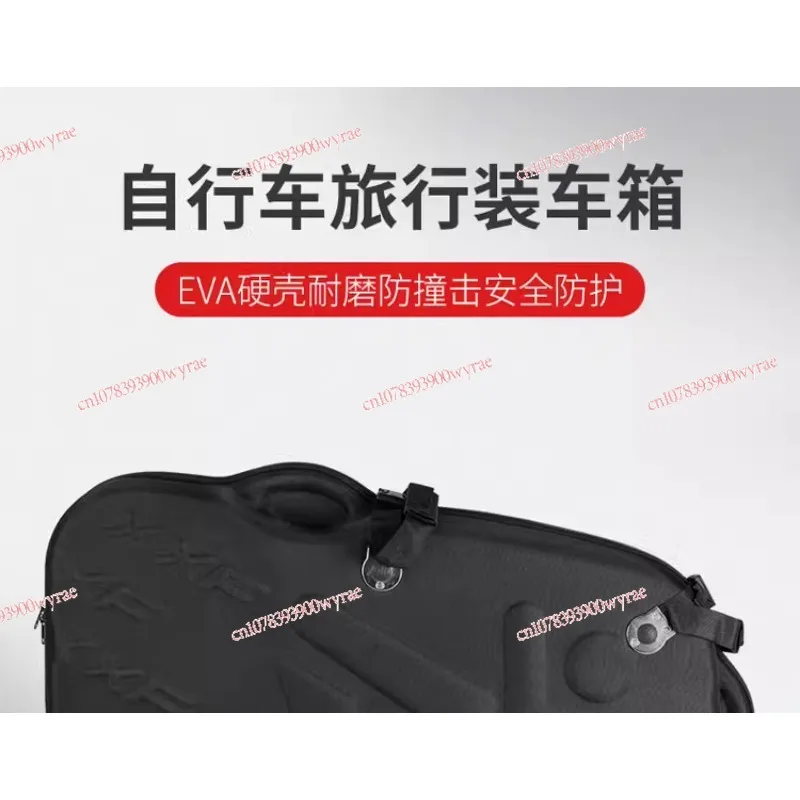 Custom Molded Sports Bike Travel Hard Case Carrier Bicycle Storage Bag Box with Wheels Transport Delivery Case for Journey