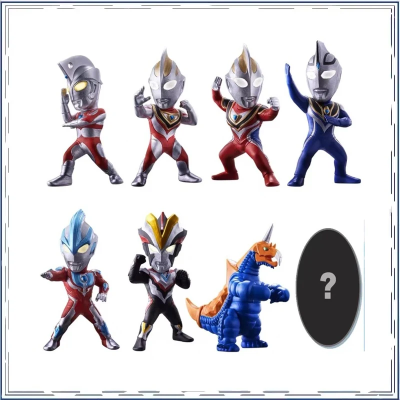 

Ultraman слепая коробка Ultraman Ginga Ultraman Agul Q-версия Фигурка Коллекционная коллекция игрушек Орнамент Модель игрушки