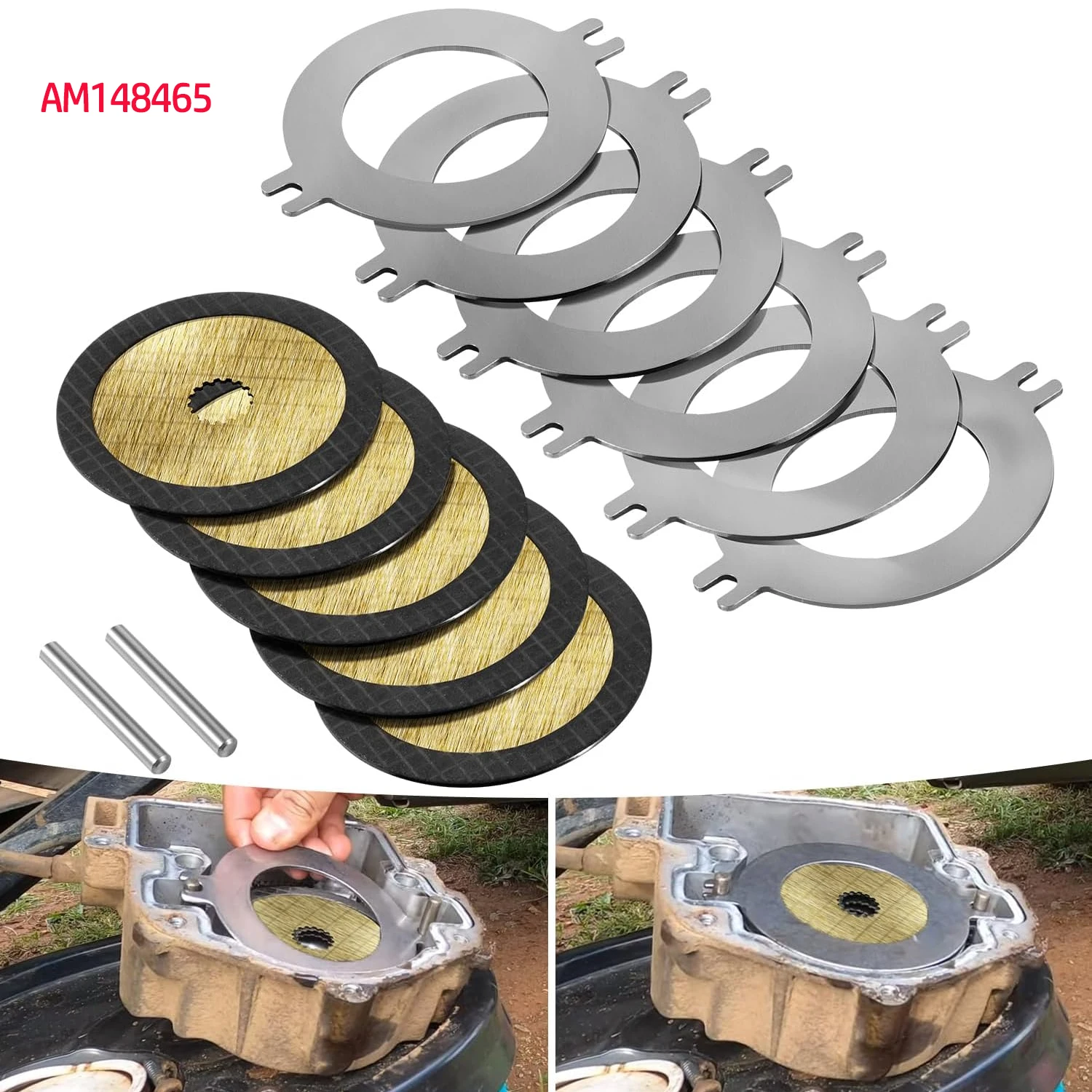 

AM148465 Brake Kit Wet Park Brake Disk Kit For John Deere XUV 625 825 835 855 865 Gator Utility Vehicles