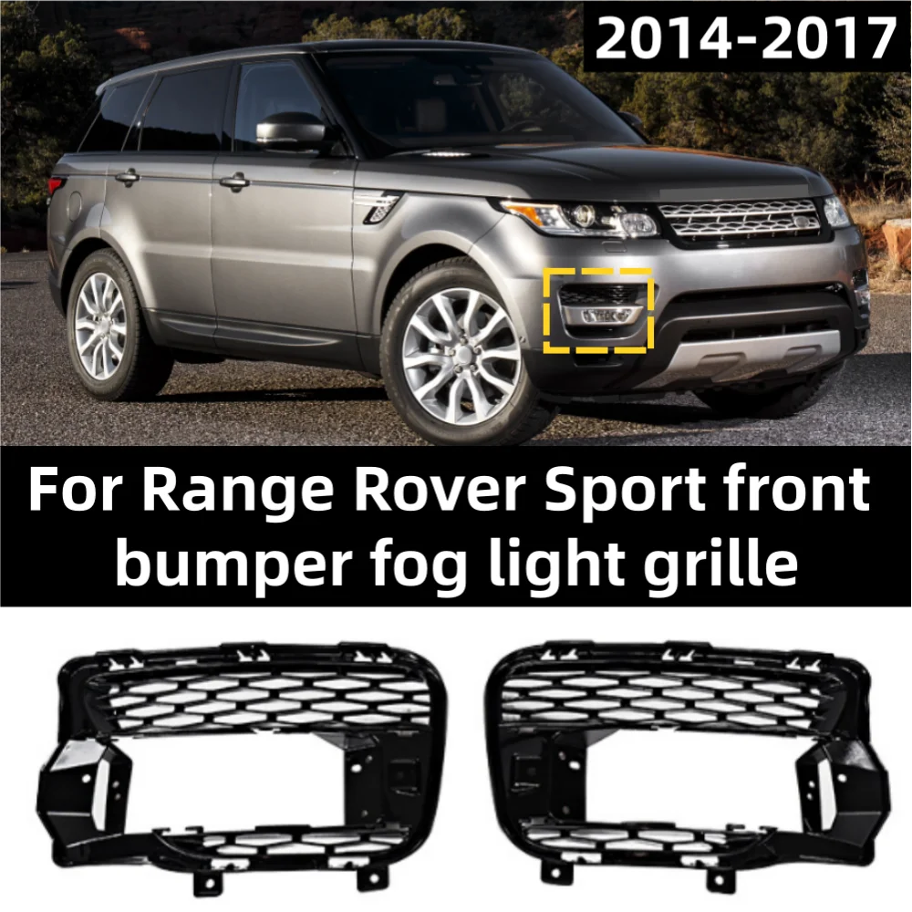 Car Front Bumper Fog Light Grille OE: LR045033 LR045034 For Range Rover Sport 2014-2017
